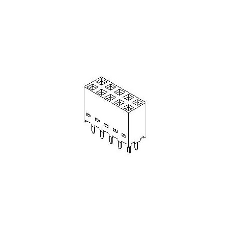 Molex CGrid PCB Conn DR Vt AuE 40Ckt 90151-2240